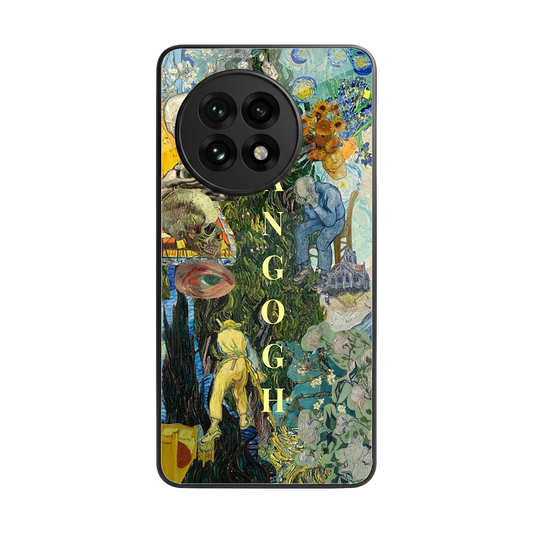 Van Gogh Collage back phone cover | glass case for oneplus 13r