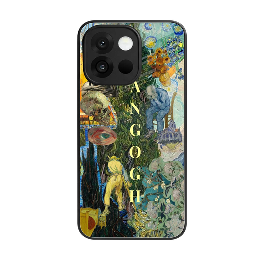 Van Gogh Collage back phone cover | glass case for oneplus 13s