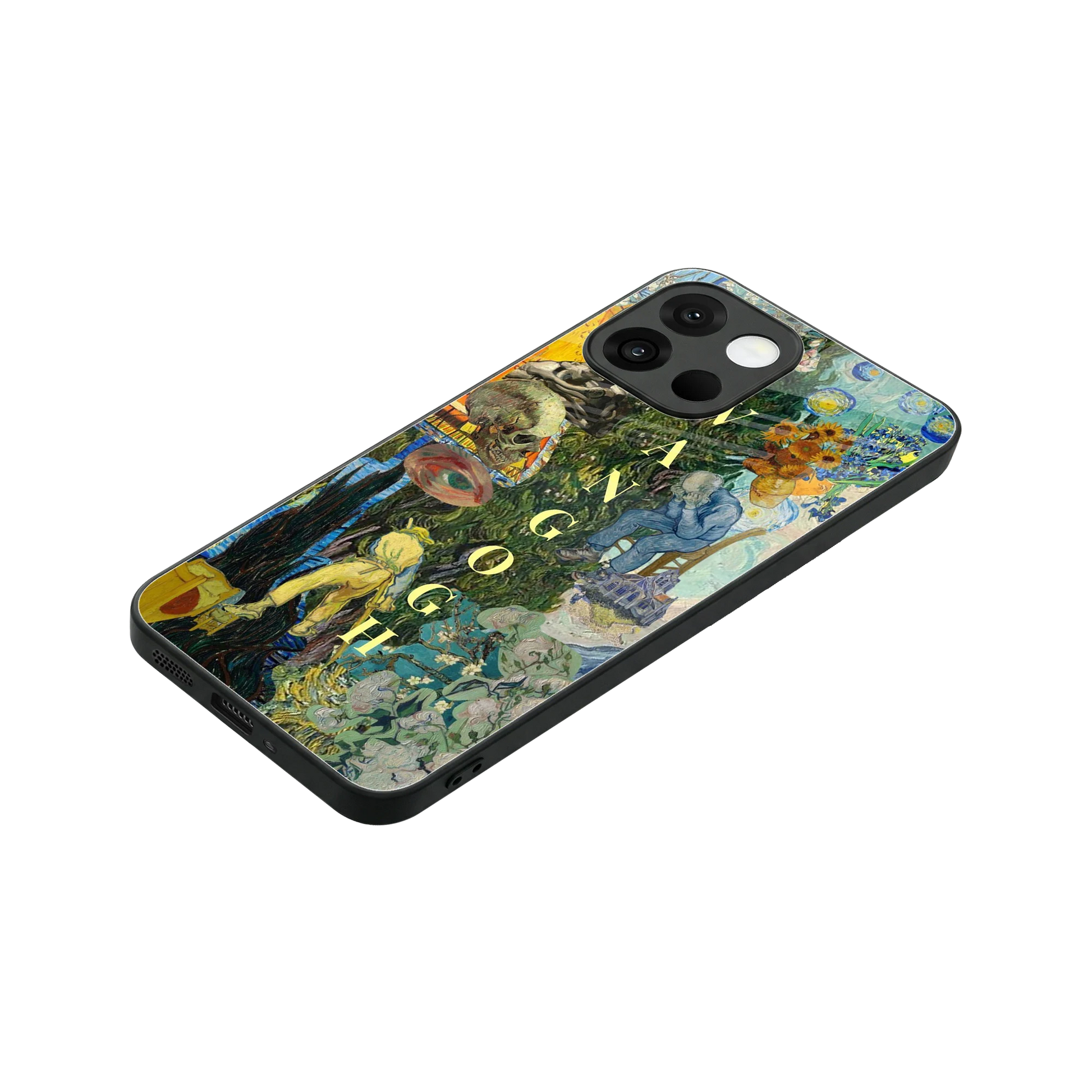 Van Gogh Collage stylish phone case for oneplus 13s | glossy glass and slim fit