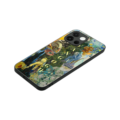 Van Gogh Collage stylish phone case for oneplus 13s | glossy glass and slim fit