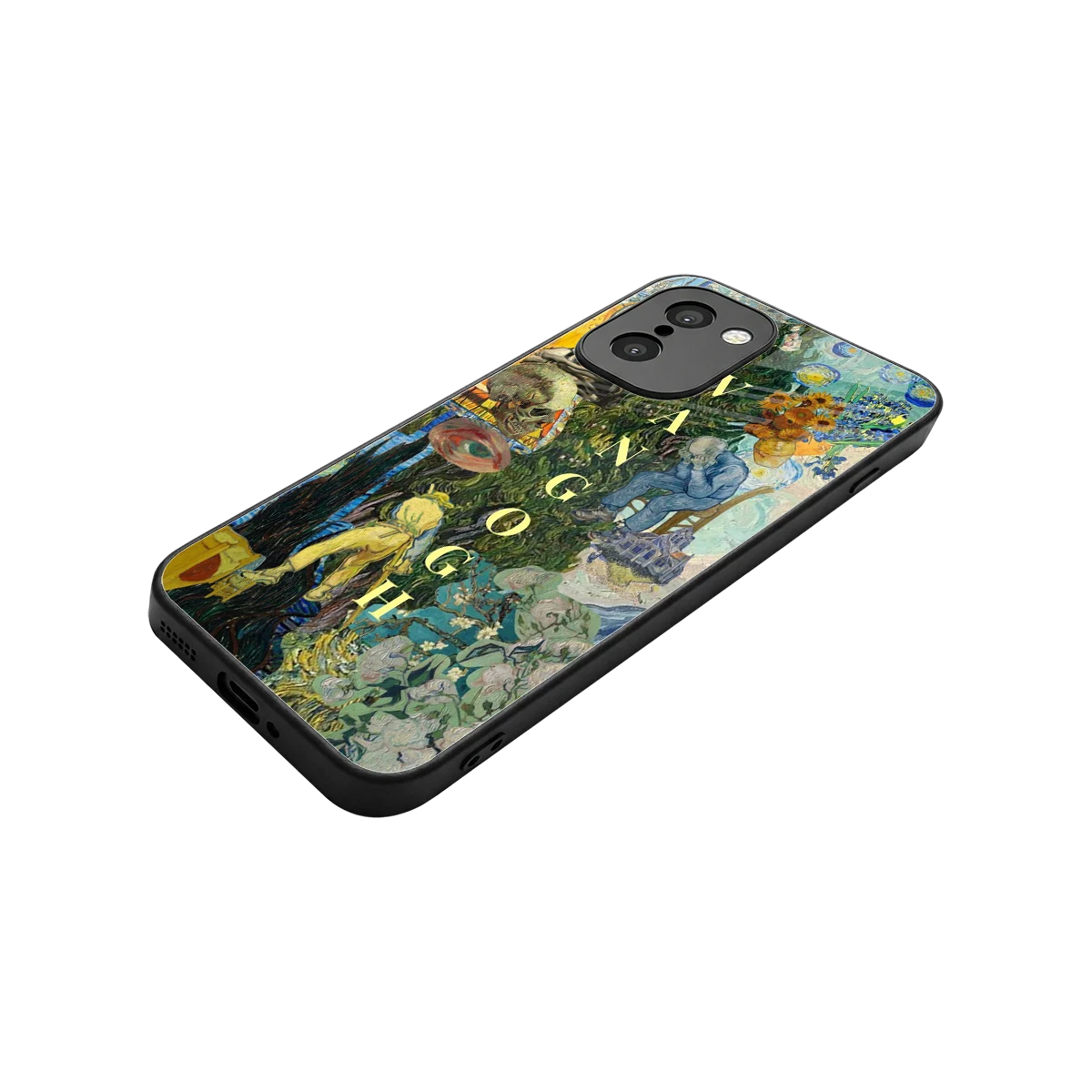 Van Gogh Collage stylish phone case for oneplus 15r | glossy glass and slim fit