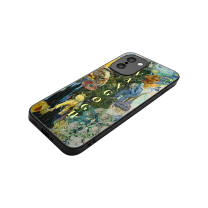 Van Gogh Collage stylish phone case for oneplus 15r | glossy glass and slim fit