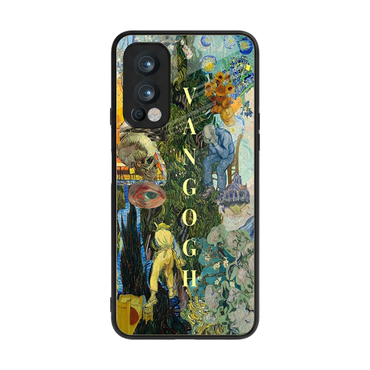 Van Gogh Collage back phone cover | glass case for oneplus nord 2
