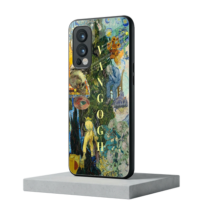 Van Gogh Collage oneplus nord 2 mobile cover | shockproof glass phone case