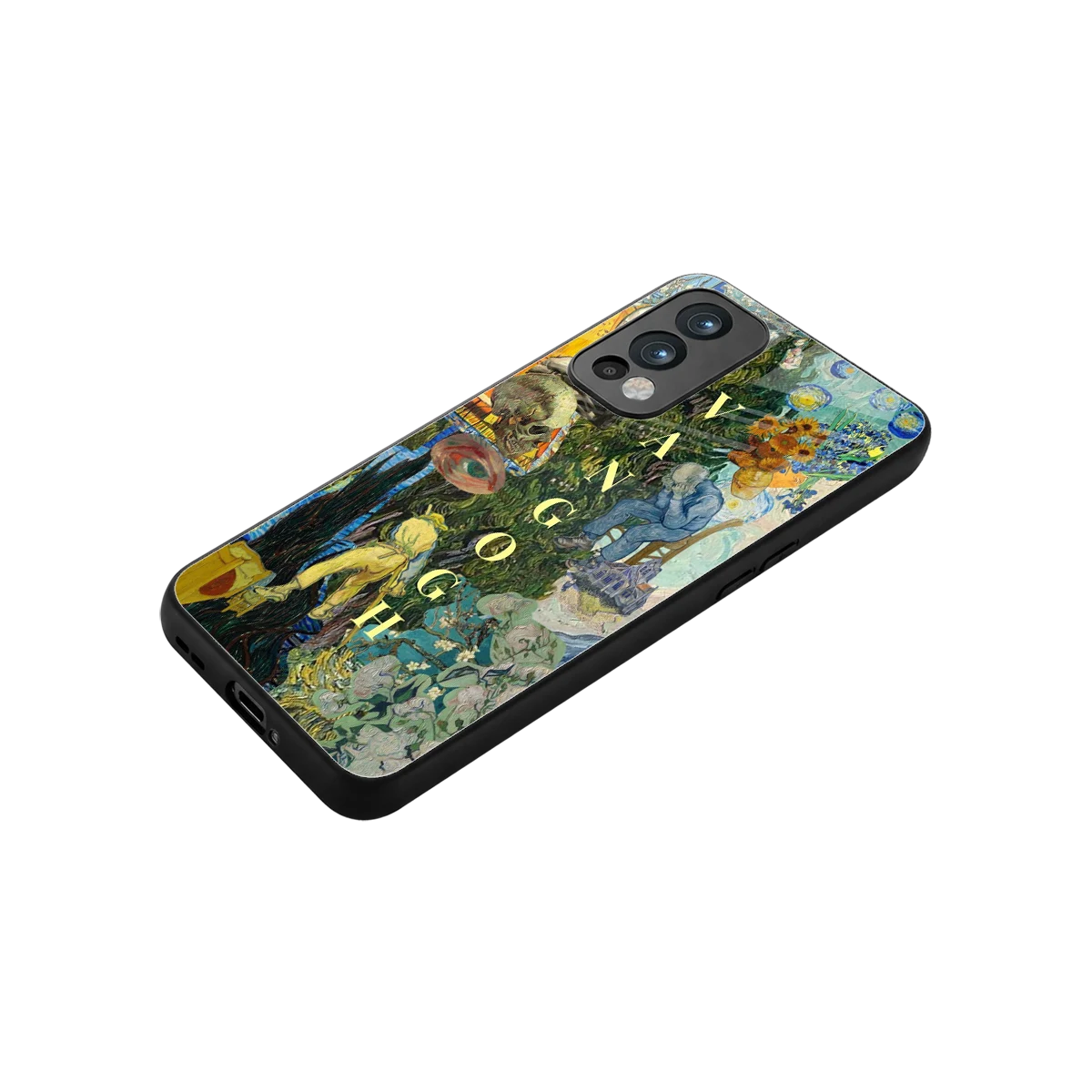 Van Gogh Collage stylish phone case for oneplus nord 2 | glossy glass and slim fit