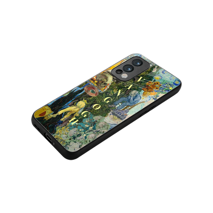 Van Gogh Collage stylish phone case for oneplus nord 2 | glossy glass and slim fit