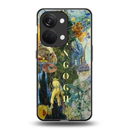 Van Gogh Collage back phone cover | glass case for oneplus nord 3