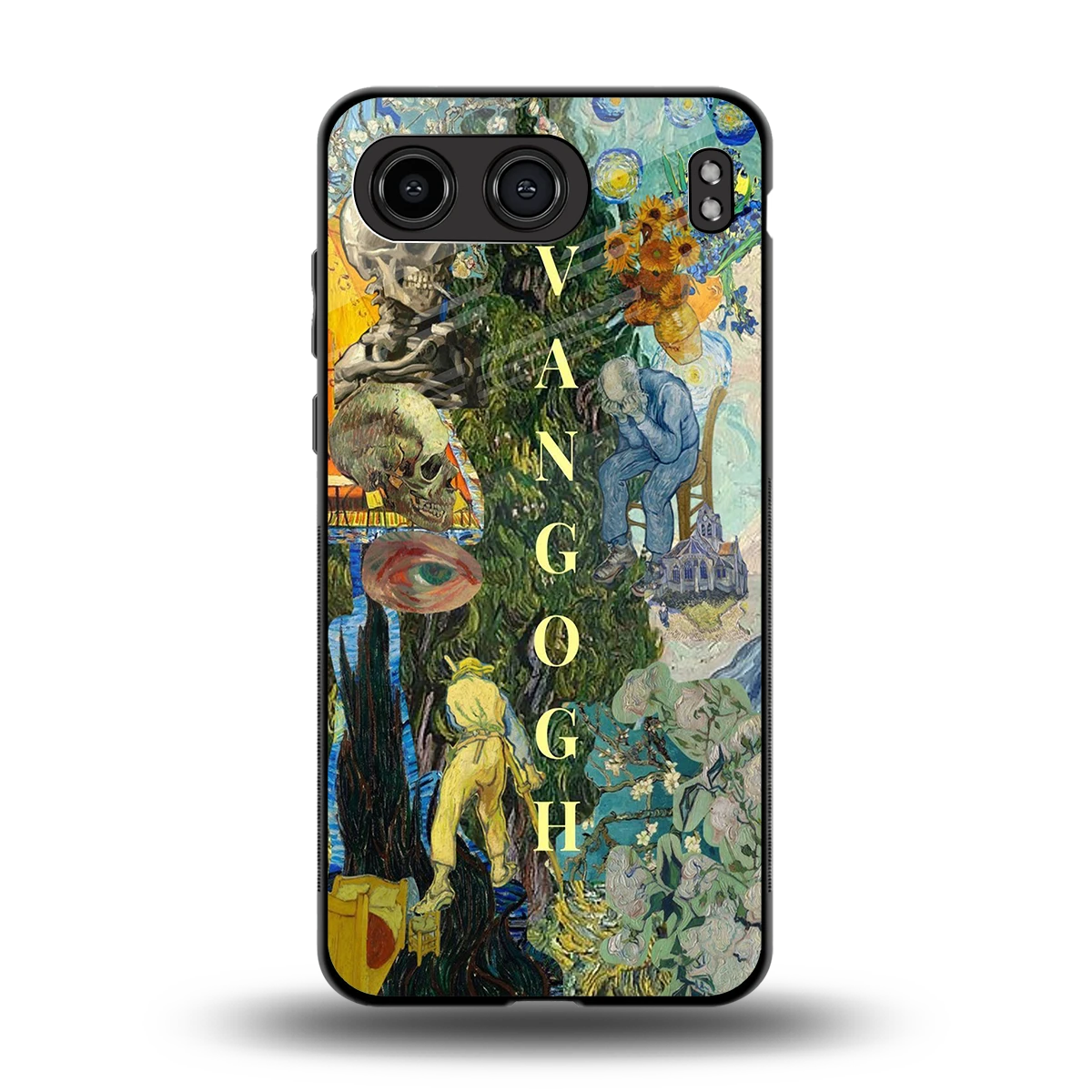 Van Gogh Collage back phone cover | glass case for oneplus nord 4