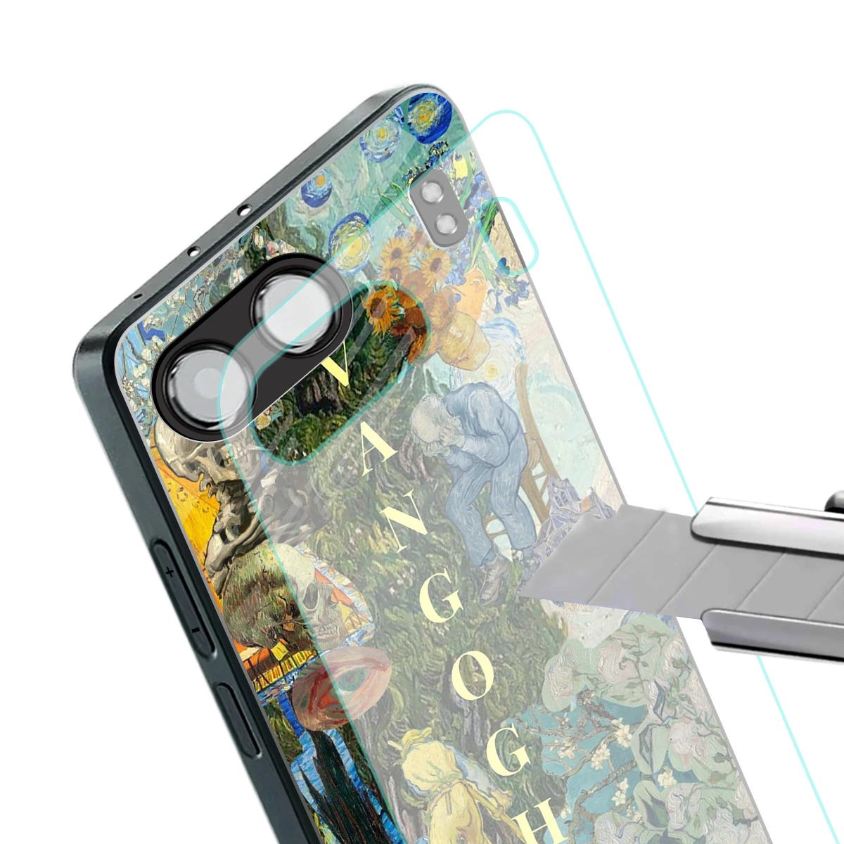 Van Gogh Collage stylish phone case for oneplus nord 4 | glossy glass and slim fit