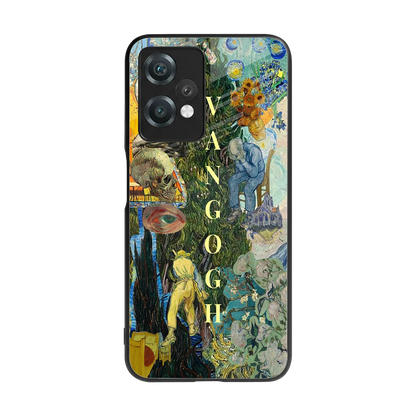 Van Gogh Collage back phone cover | glass case for oneplus nord ce 2 lite