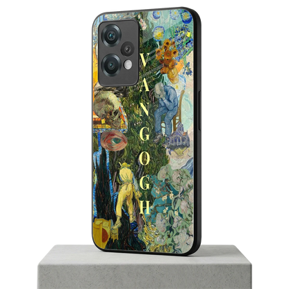 Van Gogh Collage oneplus nord ce 2 lite mobile cover | shockproof glass phone case