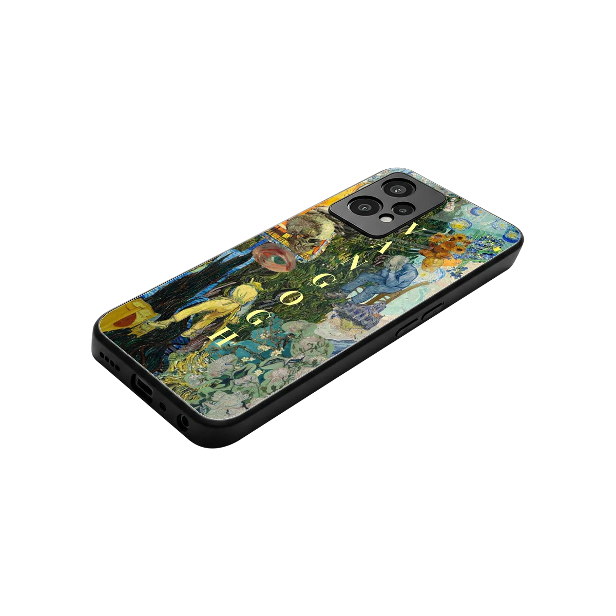 Van Gogh Collage stylish phone case for oneplus nord ce 2 lite | glossy glass and slim fit