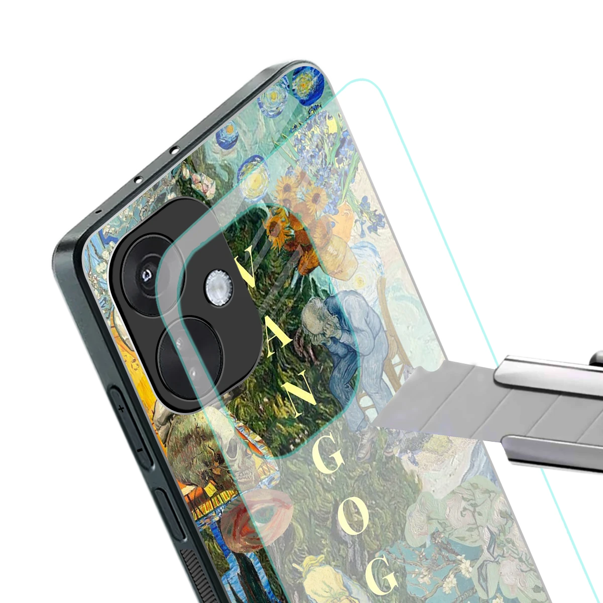 Van Gogh Collage stylish phone case for oneplus nord ce 3 | glossy glass and slim fit