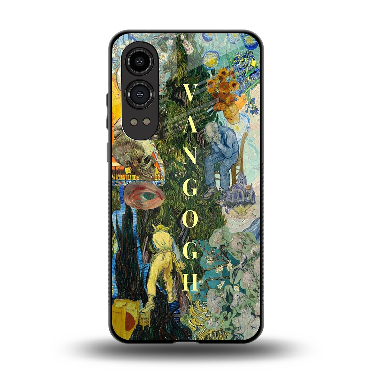 Van Gogh Collage back phone cover | glass case for oneplus nord ce 4 lite