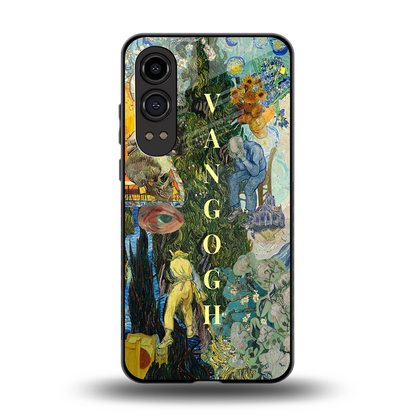 Van Gogh Collage back phone cover | glass case for oneplus nord ce 4 lite