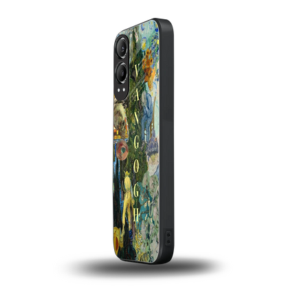 Van Gogh Collage oneplus nord ce 4 lite mobile cover | shockproof glass phone case