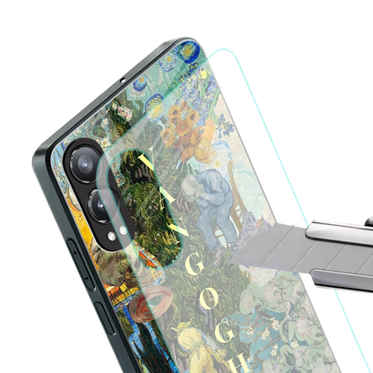 Van Gogh Collage stylish phone case for oneplus nord ce 4 lite | glossy glass and slim fit