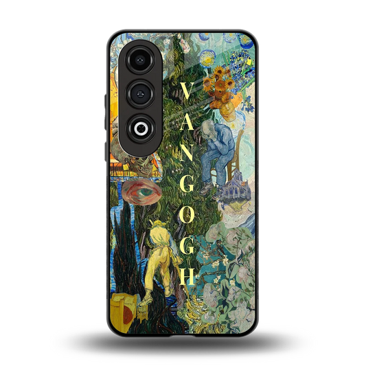 Van Gogh Collage back phone cover | glass case for oneplus nord ce 4