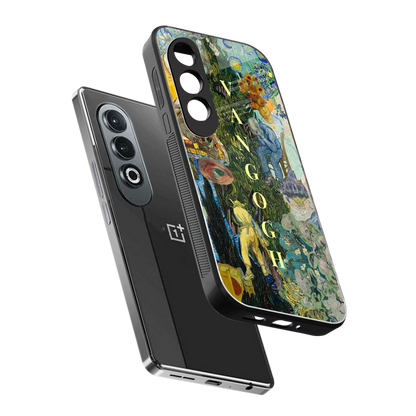 Van Gogh Collage sleek oneplus nord ce 4 cover with tempered glass back and TPU edges