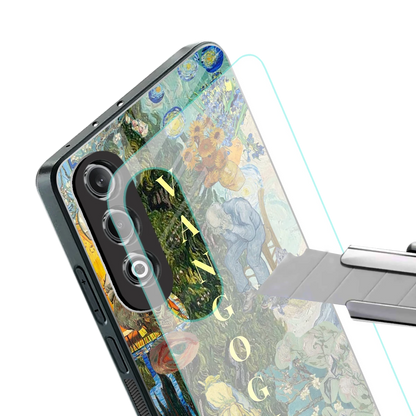 Van Gogh Collage stylish phone case for oneplus nord ce 4 | glossy glass and slim fit