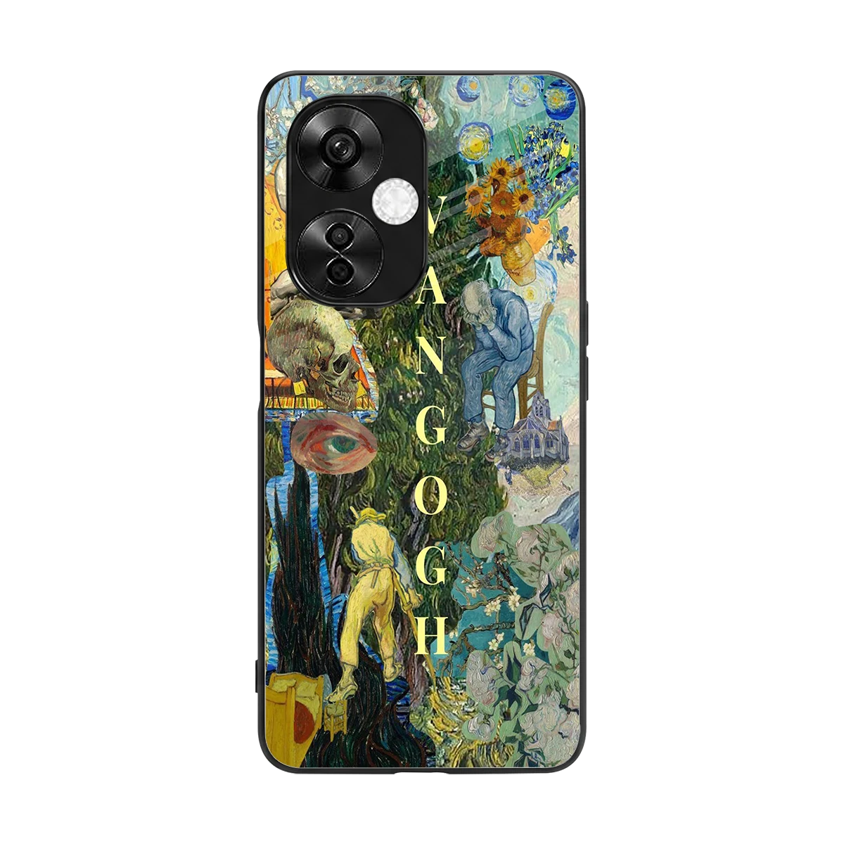 Van Gogh Collage back phone cover | glass case for oneplus nord ce 3 lite
