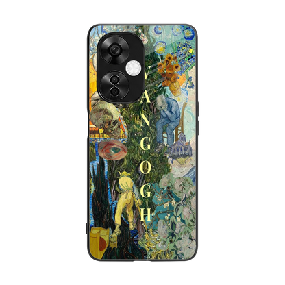Van Gogh Collage back phone cover | glass case for oneplus nord ce 3 lite