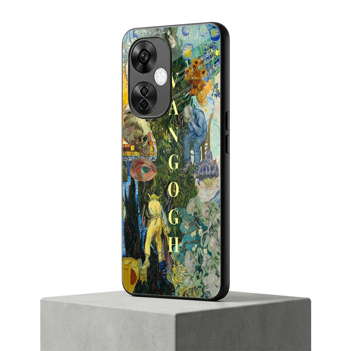 Van Gogh Collage oneplus nord ce 3 lite mobile cover | shockproof glass phone case