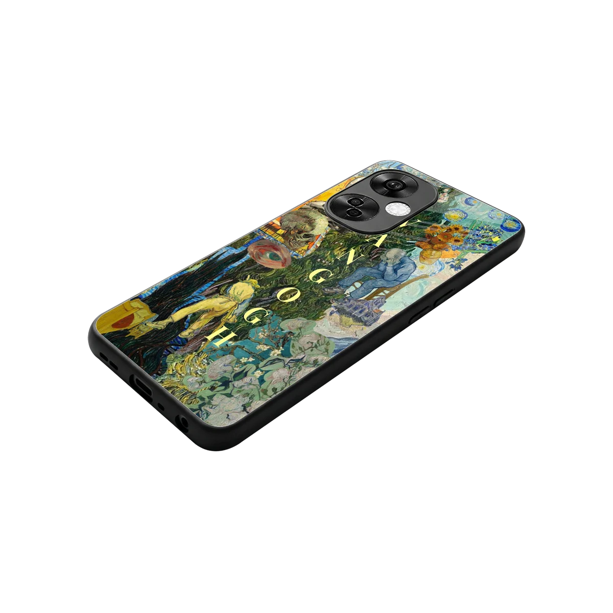 Van Gogh Collage stylish phone case for oneplus nord ce 3 lite | glossy glass and slim fit