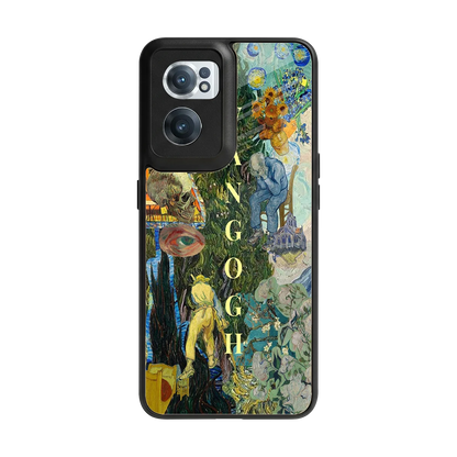 Van Gogh Collage back phone cover | glass case for oneplus nord ce 2