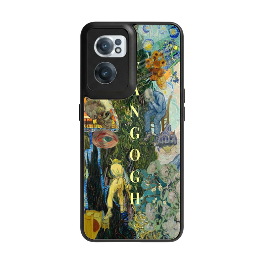 Van Gogh Collage back phone cover | glass case for oneplus nord ce 2
