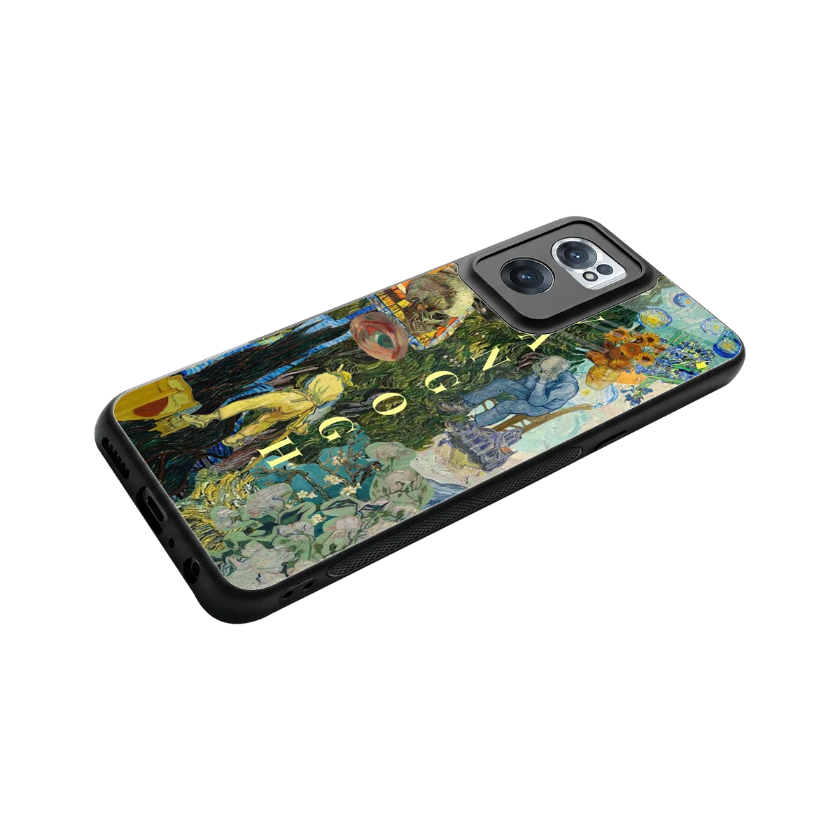 Van Gogh Collage stylish phone case for oneplus nord ce 2 | glossy glass and slim fit
