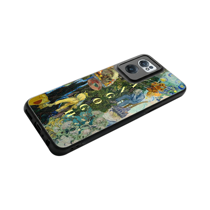 Van Gogh Collage stylish phone case for oneplus nord ce 2 | glossy glass and slim fit