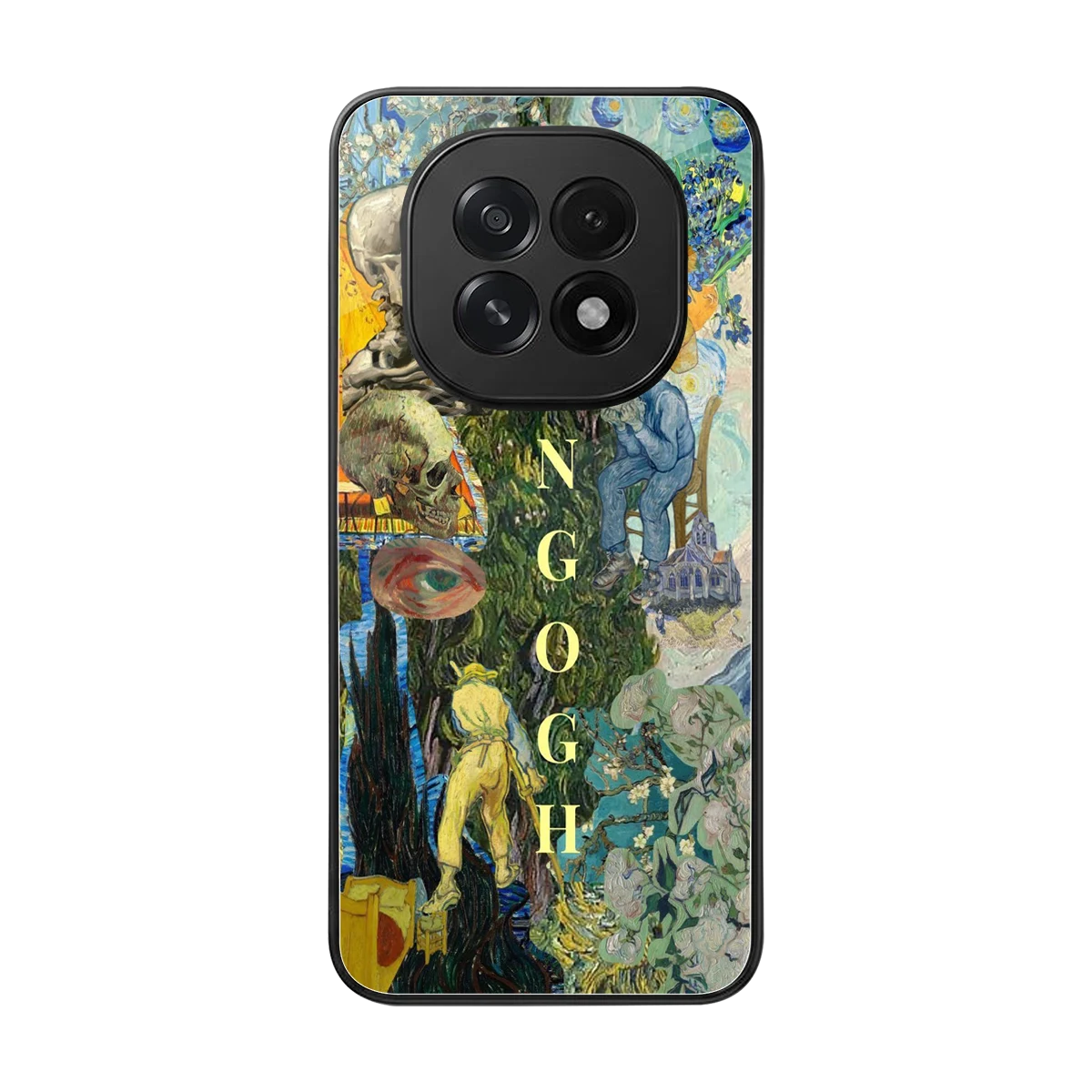 Van Gogh Collage back phone cover | glass case for oppo f29 5g