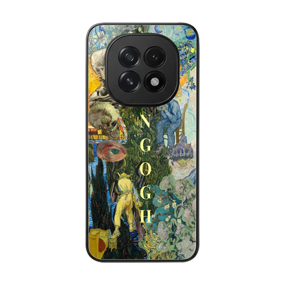 Van Gogh Collage back phone cover | glass case for oppo f29 5g