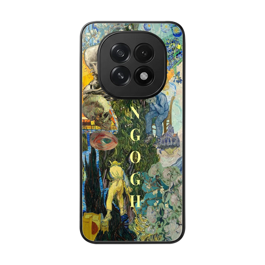 Van Gogh Collage back phone cover | glass case for oppo f29 5g