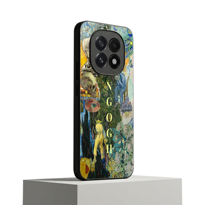 Van Gogh Collage oppo f29 5g mobile cover | shockproof glass phone case