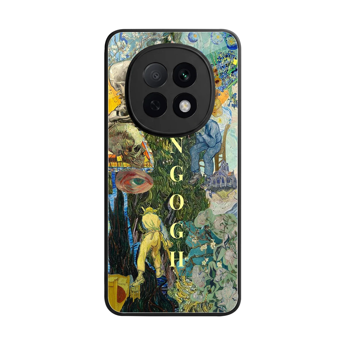Van Gogh Collage back phone cover | glass case for oppo f29 pro 5g
