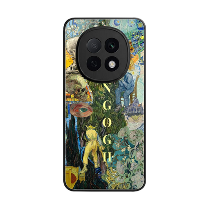 Van Gogh Collage back phone cover | glass case for oppo f29 pro 5g