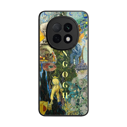 Van Gogh Collage back phone cover | glass case for oppo f29 pro 5g