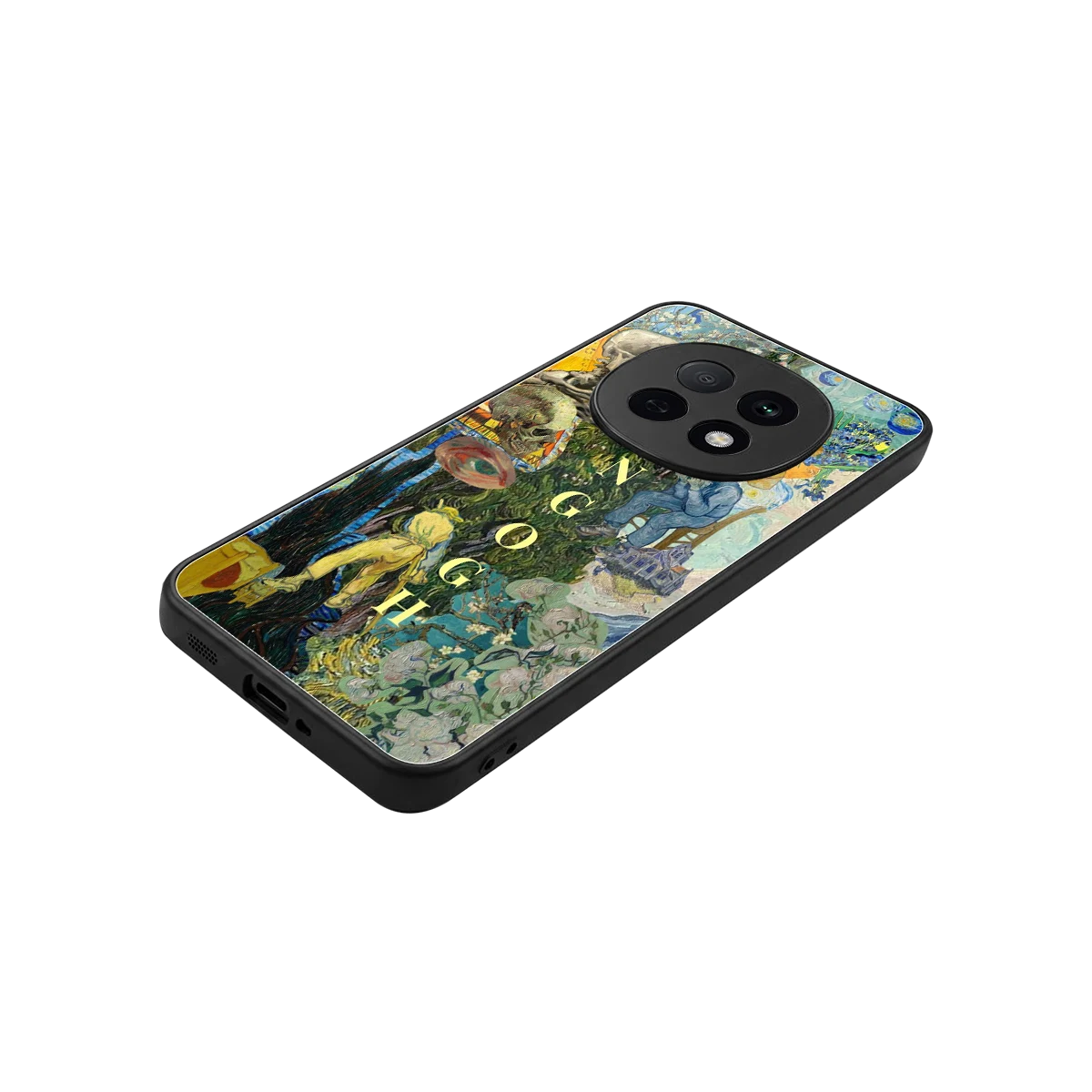 Van Gogh Collage stylish phone case for oppo f29 pro 5g | glossy glass and slim fit