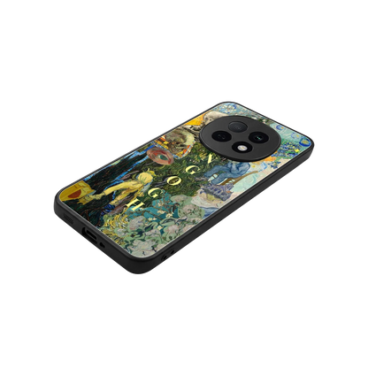 Van Gogh Collage stylish phone case for oppo f29 pro 5g | glossy glass and slim fit