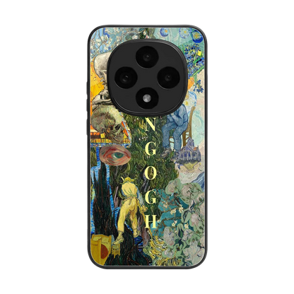 Van Gogh Collage back phone cover | glass case for oppo f31 pro 5g