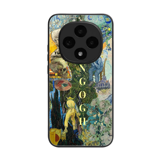 Van Gogh Collage back phone cover | glass case for oppo f31 pro 5g