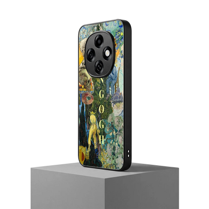 Van Gogh Collage oppo f31 pro 5g mobile cover | shockproof glass phone case