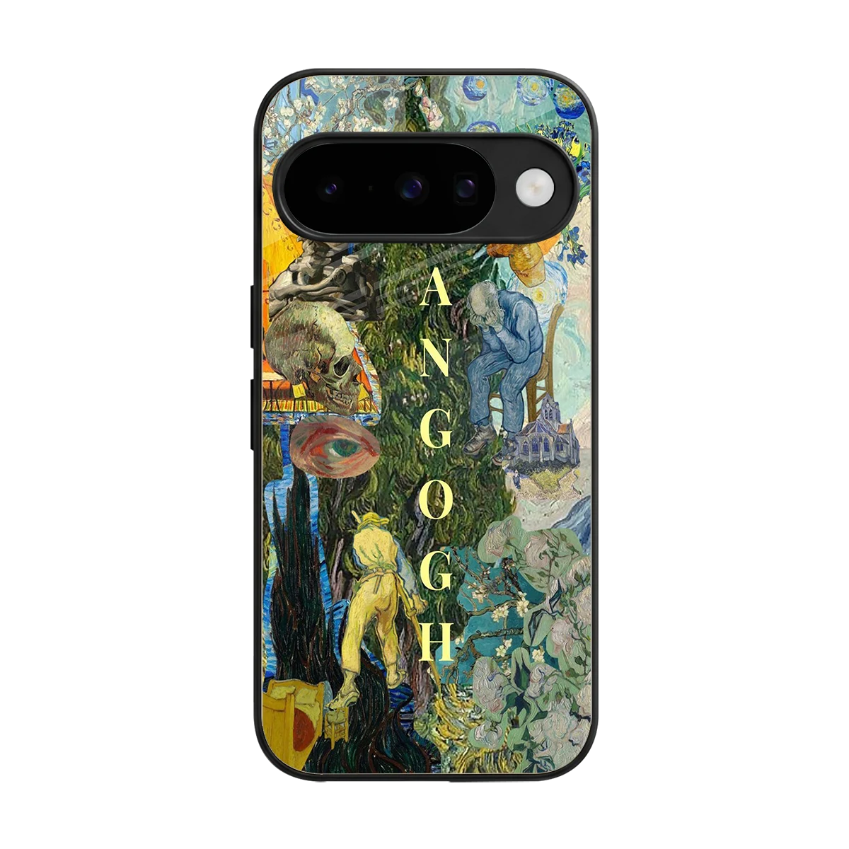Van Gogh Collage back phone cover | glass case for google pixel 10