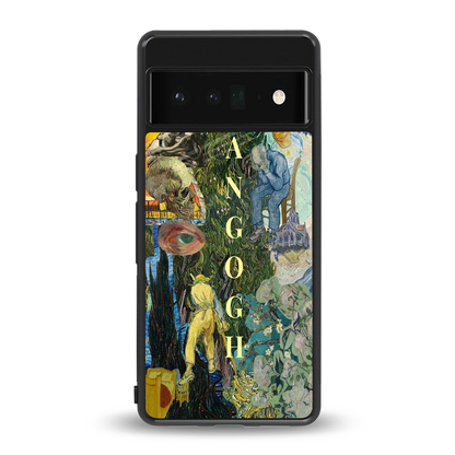 Van Gogh Collage back phone cover | glass case for google pixel 6 pro