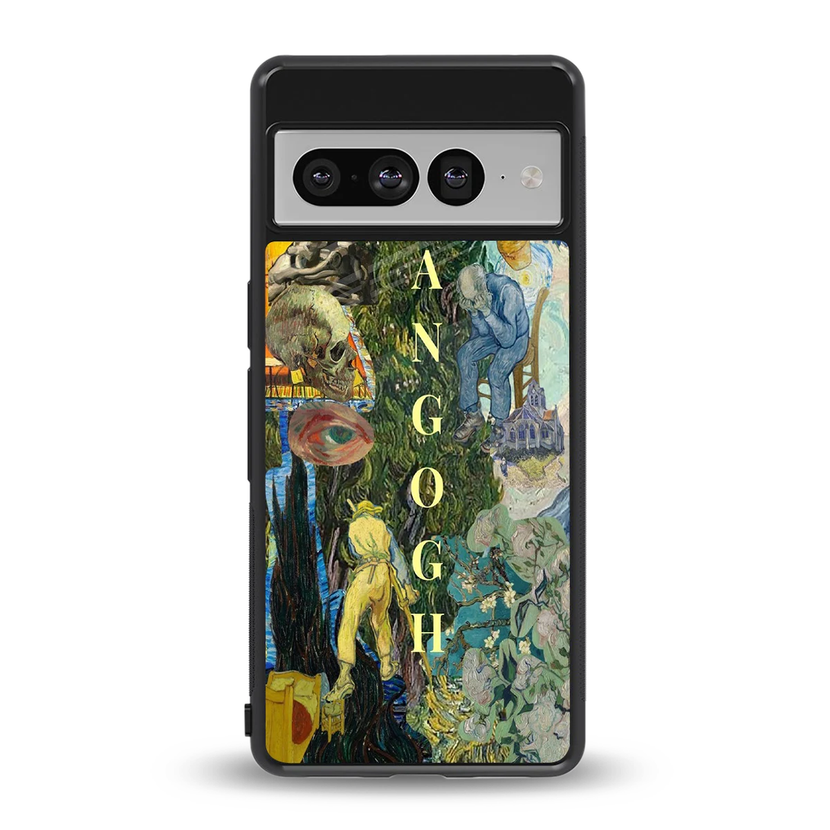 Van Gogh Collage back phone cover | glass case for google pixel 7 pro