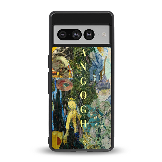 Van Gogh Collage back phone cover | glass case for google pixel 7 pro