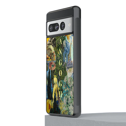 Van Gogh Collage stylish phone case for google pixel 7 pro | glossy glass and slim fit