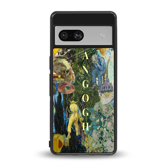 Van Gogh Collage back phone cover | glass case for google pixel 7